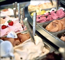 vitrinas tartas de helado