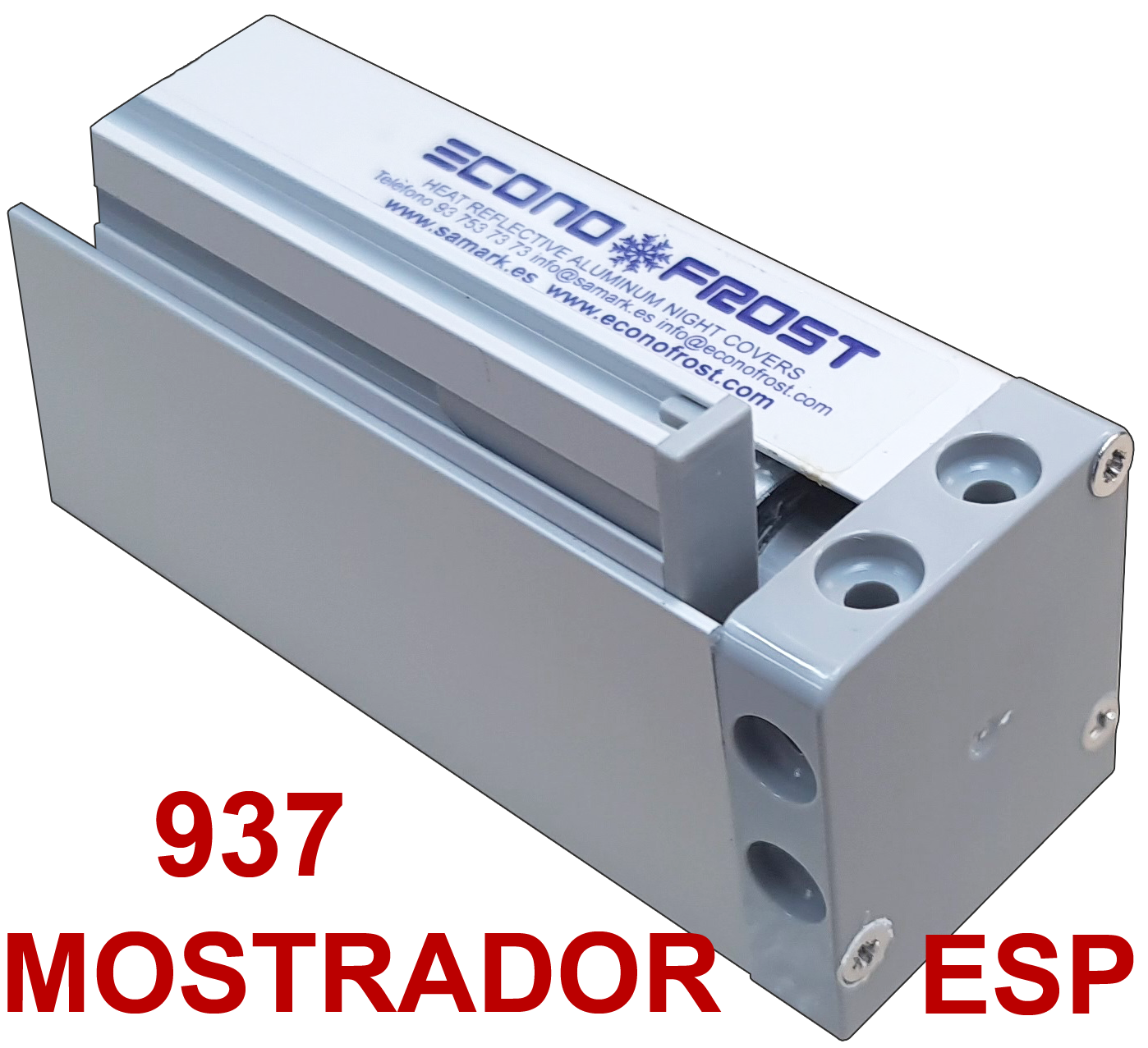 TERMOCORTINA CASSETTE VIT./MOST. CASSETTE 937mm MED.ESP.