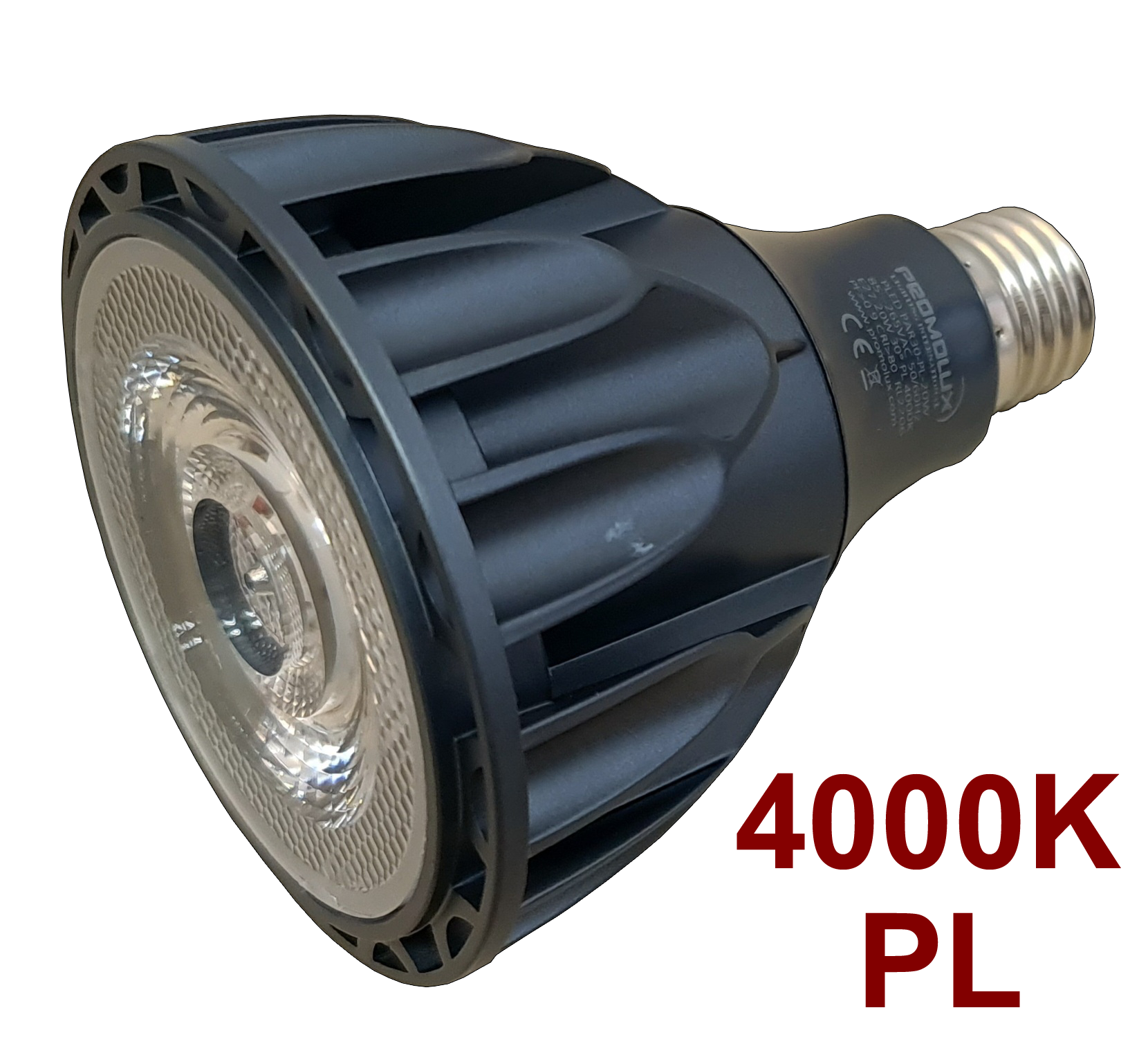 PAR30 LÁMPARA 4000K PLATINUM 20W CARCASA NEGRA