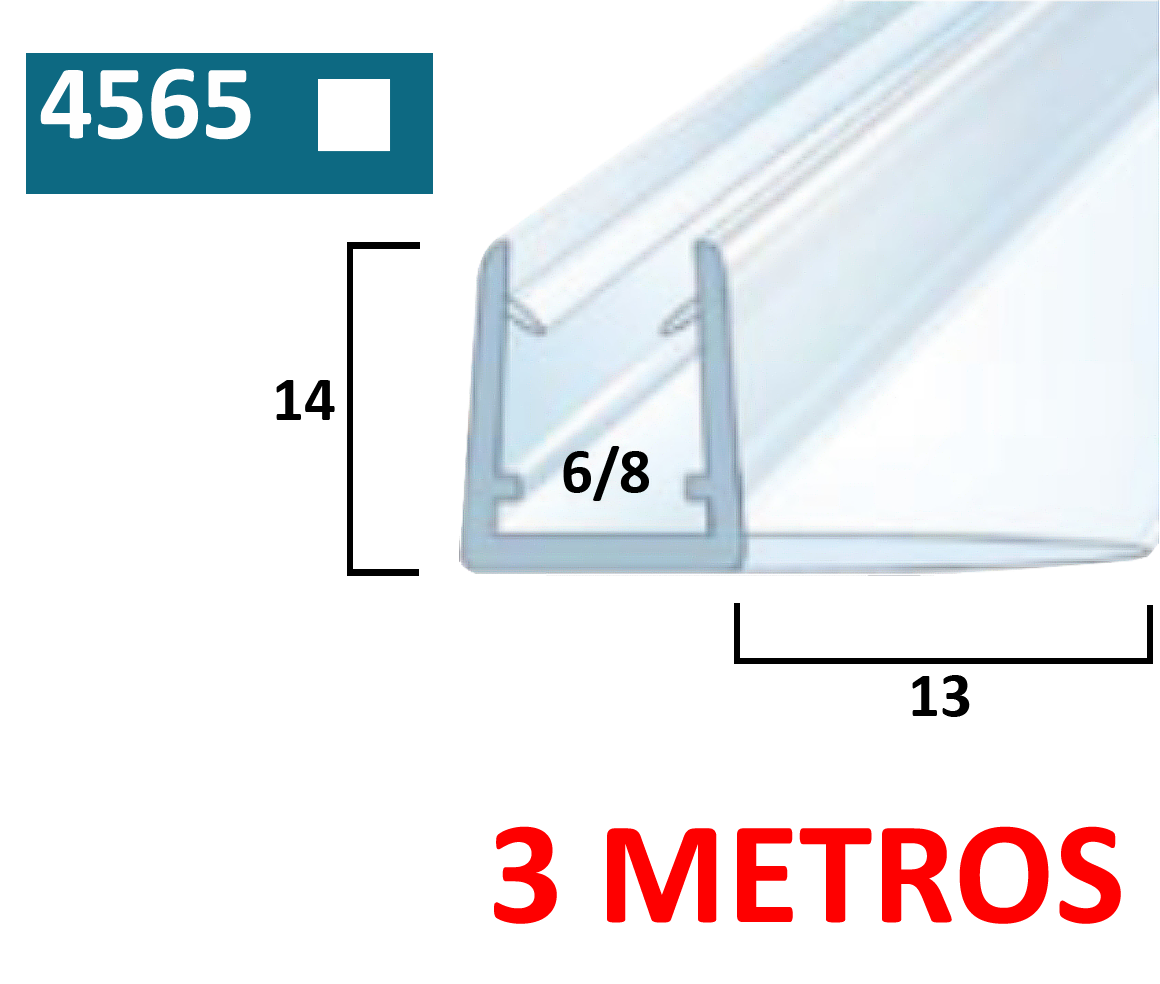 PERFIL JUNTA ESTANQUEIDAD ENTRE HOJAS 3 METROS