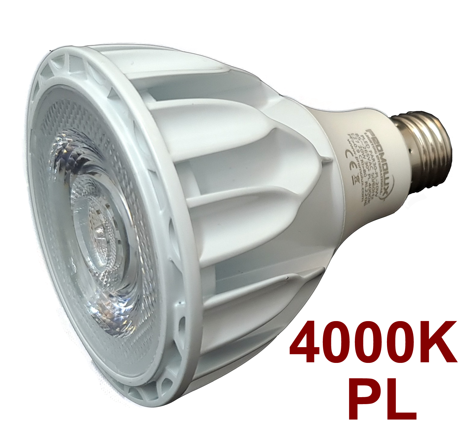 PAR30 LÁMPARA 4000K PLATINUM 20W CARCASA BLANCA