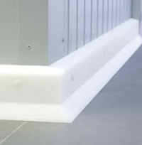 ZÓCALO SANITARIO ECONOFROST DE POLIETILENO PROTECTOR DE PARED 2M X 200mm
