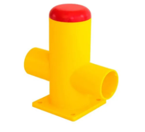 BOLARDO BAJO BASIC - 250mm DOS SALIDAS