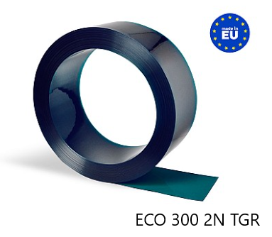 ROLLO PVC NORMAL VERDE TRANSPARENTE 300x2mm 50m