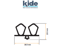 BURLETE PERIMETRAL PUERTA KIDE 6M