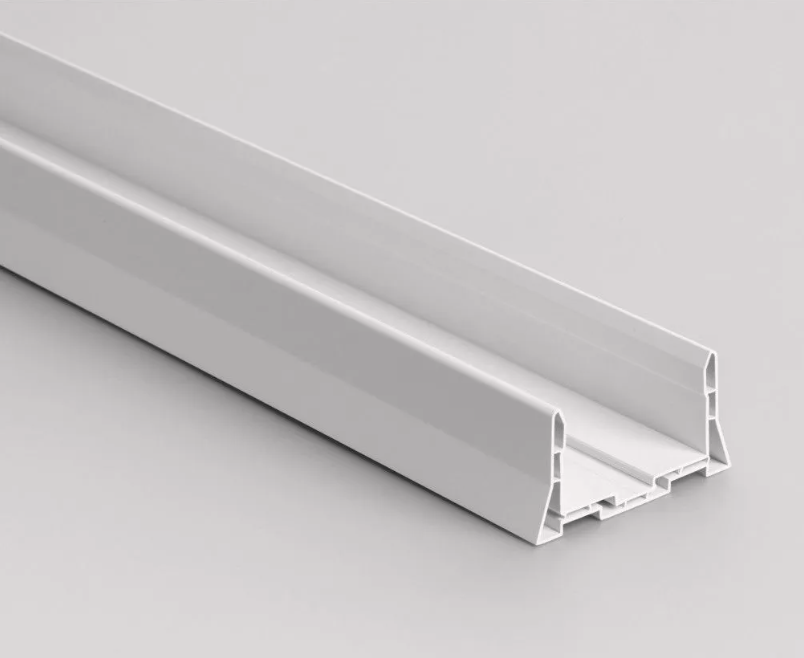 PERFIL BASE DE MONTAJE U DE PVC 60 X 3000mm CAJA 36m