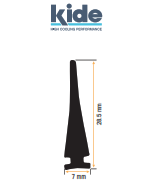 BURLETE B-13 SUELO PARA PUERTA KIDE 6M