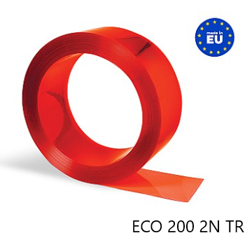 ROLLO PVC NORMAL ROJO TRANSPARENTE 200x2mm 50m