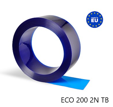 ROLLO PVC NORMAL AZUL TRANSPARENTE 200x2mm 50m