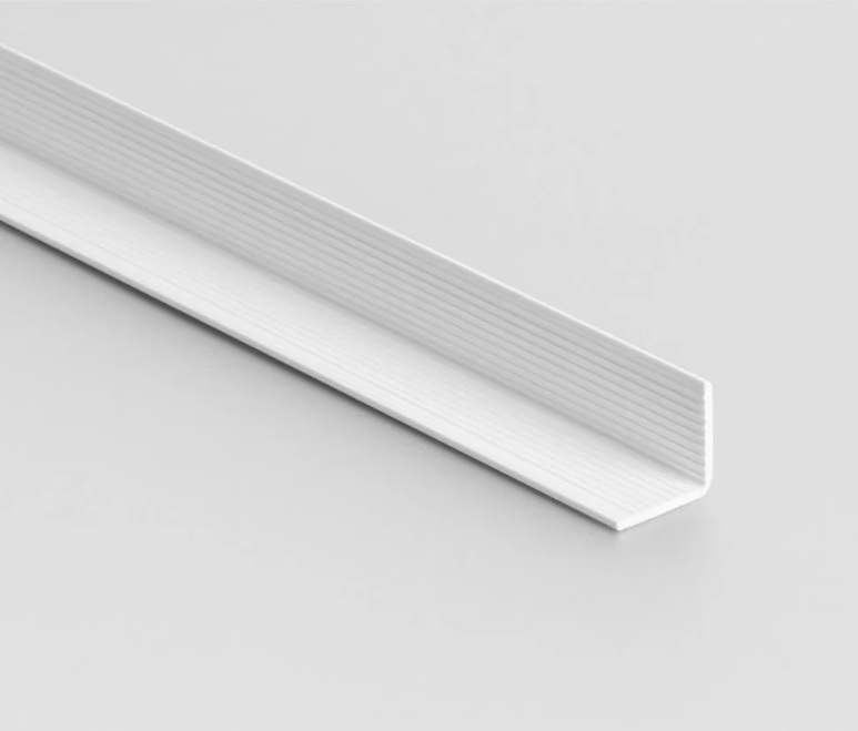 CANTONERA 20X20X1mm BLANCA PVC 3000mm 30m