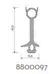 BURLETE PERIMETRAL PUERTA CORREDERA VIZUETE 12M