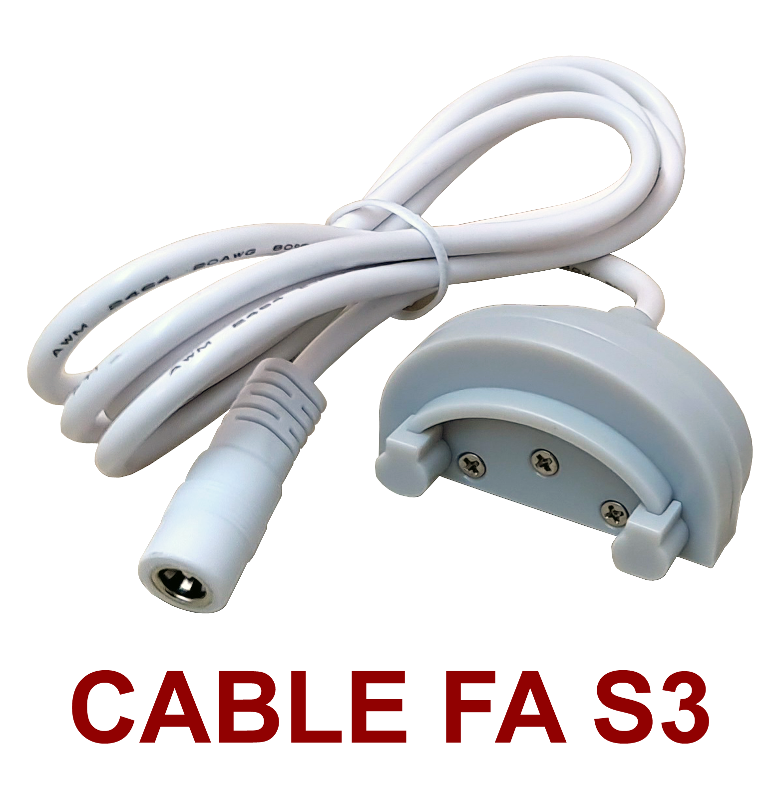 CABLE FUENTE ALIMENTACION LUMINARIA S3 DC5 1m