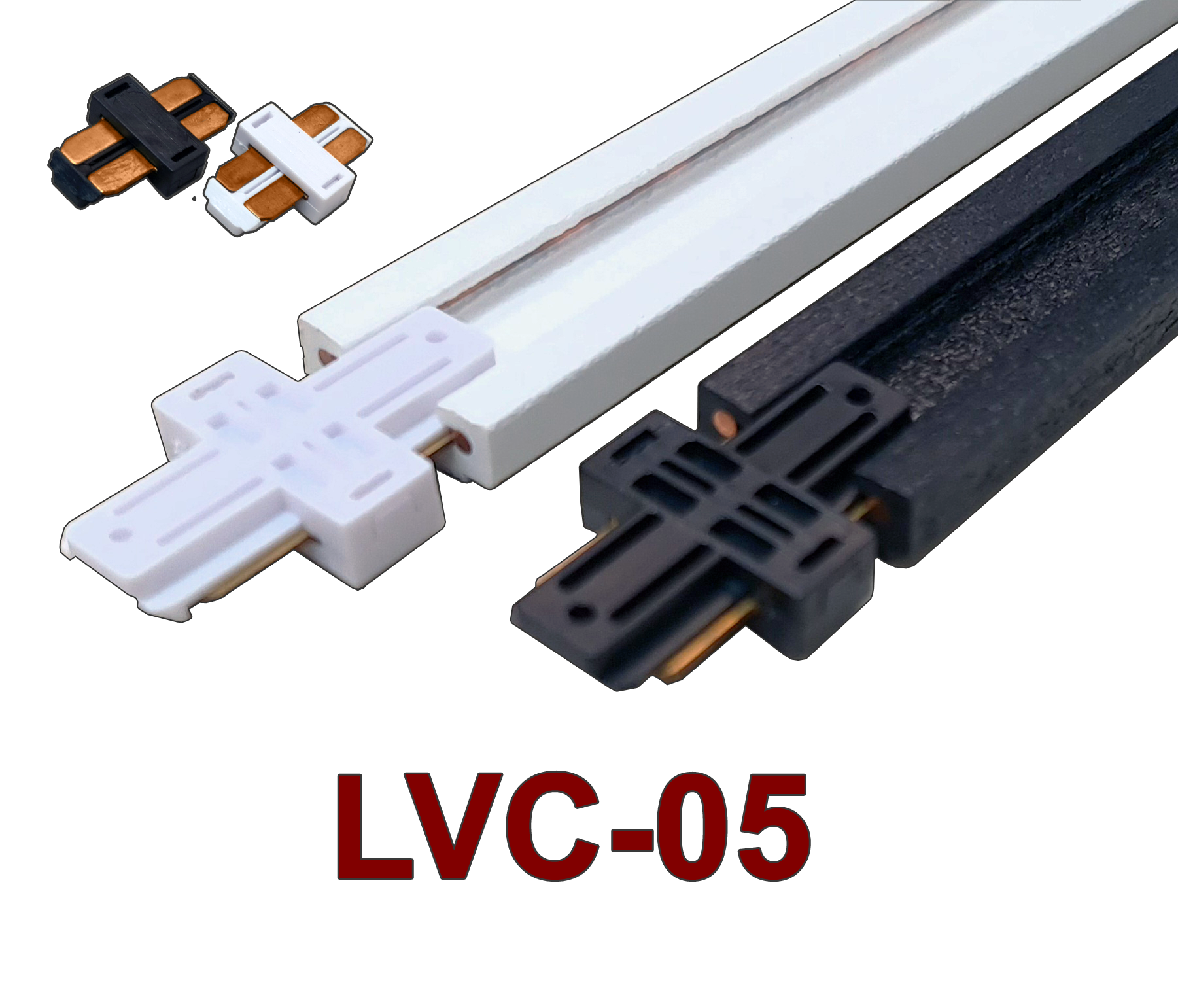 MID-TRACK CONECTOR NEGRO
