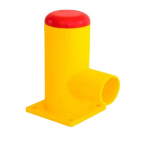 BOLARDO BAJO BASIC - 250mm UNA SALIDA A UN LADO