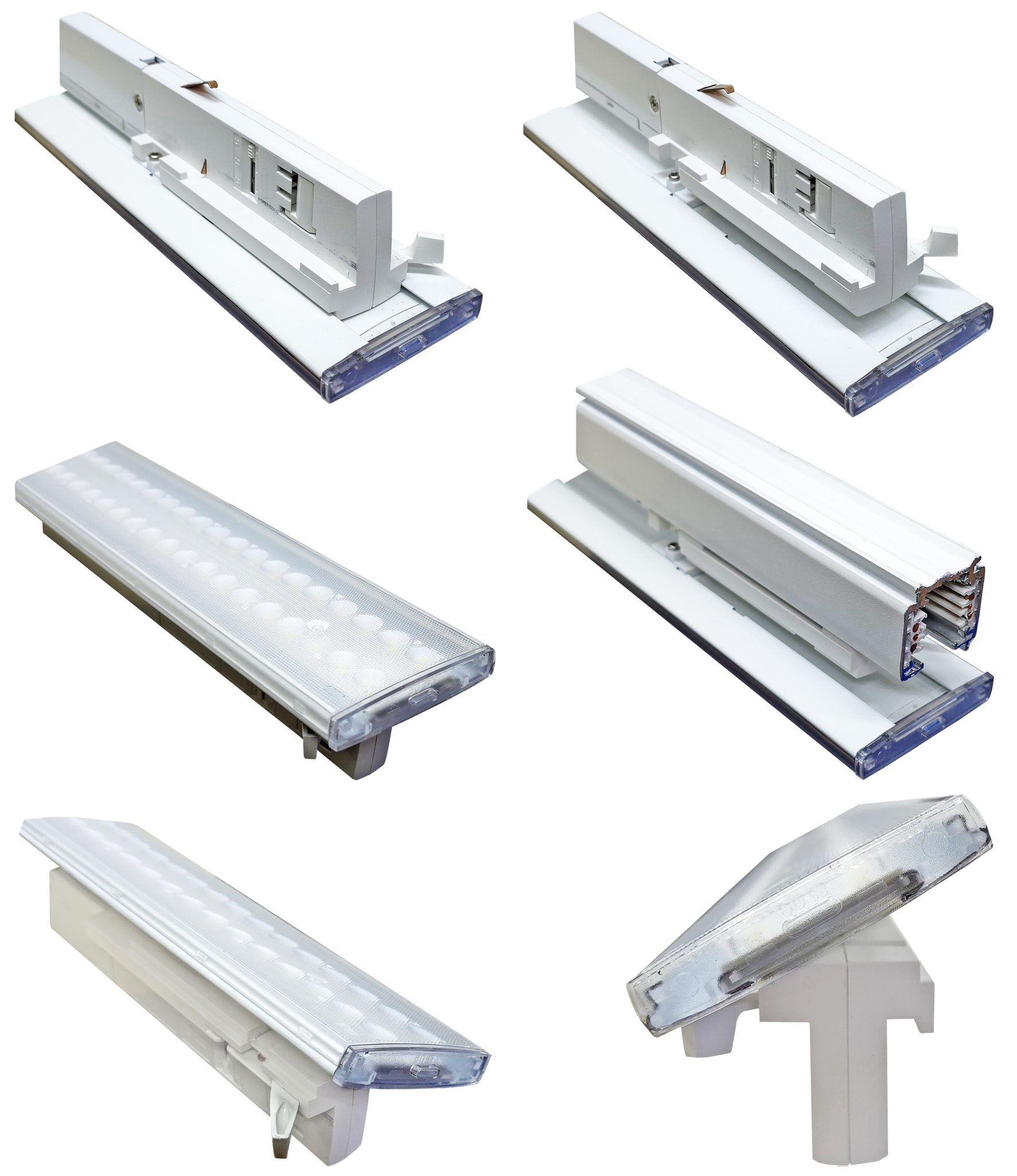 TRACK RAIL LED LINEAL S0 1500mm 45/50/55/60W CRI90 3000/4000/5000K IP40 BLANCO FD